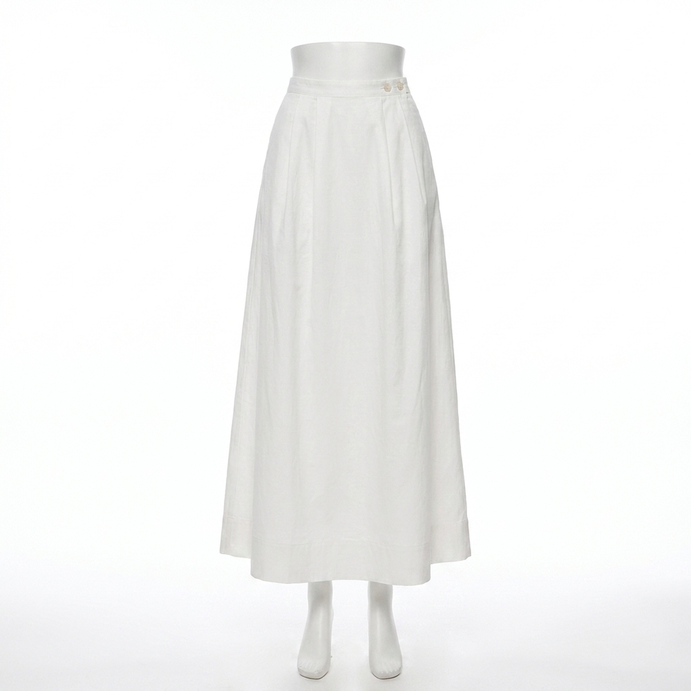 NEW L*SPACE keeper maxi skirt in white